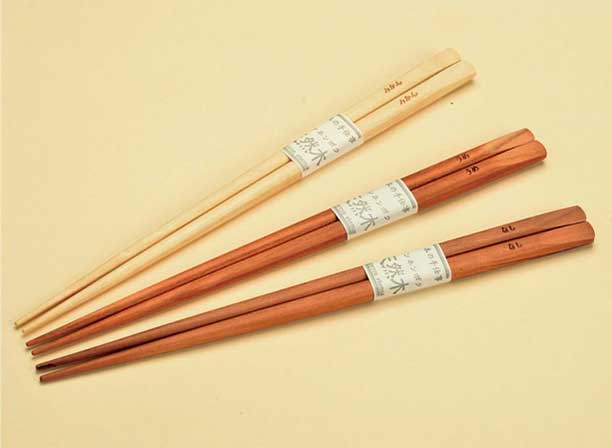 果樹の箸3膳セット みかん 梅 梨