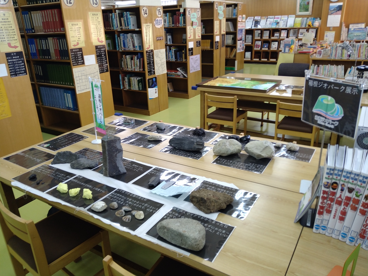 神奈川県立平塚盲学校図書館で展示活動を行っています!