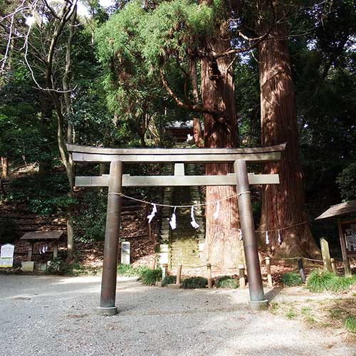 御嶽神社と矢佐芝石丁場イメージ